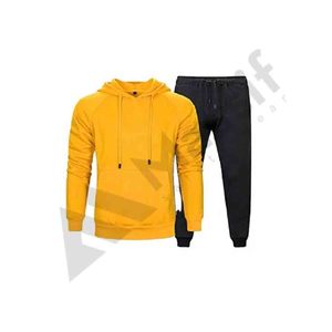 Venta al por mayor personalizado 100% poliéster ropa deportiva chándal para hombres transpirable Jogger chándal de talla grande conjuntos para el invierno - Product Image 4