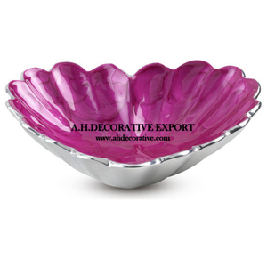Tazón curvo de acero inoxidable para decoración del hogar, cuenco de Metal de alta calidad con forma de flor para decoraciones de mesa - Product Image 4