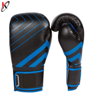 Crafted <b>Leather</b> Multi Layer Gel Barrier protection of the Knuckles and Longer <b>Cuff</b> for <b>Wrist</b> Safety Boxing Gloves. - Product Image 2