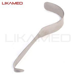 LIKAMED Écarteur abdominal Deaver en acier inoxydable 30CM et 33CM de long Écarteurs Deaver à manche solide - Product Image 3