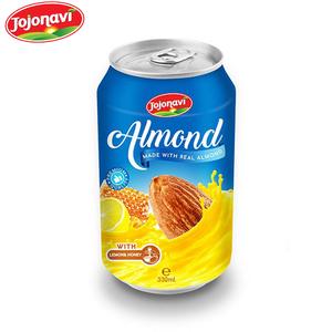 Bebida de Almendras con Limón y Miel 330ml, Bebida Enlatada JOJONAVI, Refrescante y Dulce, Fábrica ODM - Product Image 1