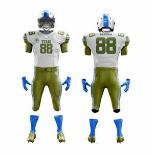 Camiseta de fútbol americano antibacteriana de manga corta Unisex de poliéster de alta calidad personalizada sublimada - Product Image 4