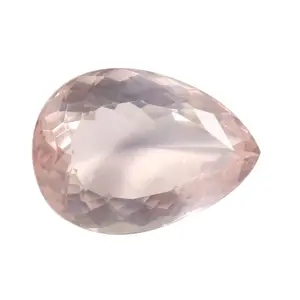 "7x9 мм Грушевый натуральный розовый кварц", оптовая цена, высокое качество, граненый свободный драгоценный камень | Натуральный розовый кварц | IGI