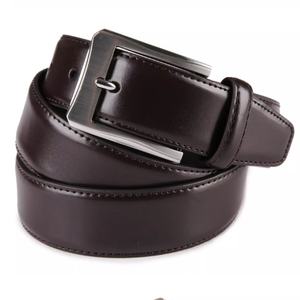 ISONZ unisexe à la mode véritable peau de vache ceinture en cuir 100-135cm décontracté noir marron avec alliage pour boucle approvisionnement direct d'usine - Product Image 2