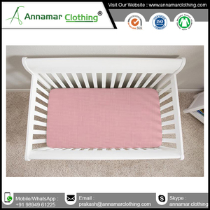 New Design 2021 Hot Selling Ecofriendly Natural Baby Crib Sheet Manufacturer - Product Image 4