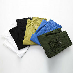 Pantalons courts décontractés et confortables pour hommes, avec poches cargo et impression personnalisée, vêtement d'extérieur et de loisirs, OEM, - Product Image 1