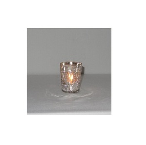 Photophore en verre au mercure Mini Tabletop Décoratif pour la Maison et le Mariage T-Light Votive Holder - Product Image 2