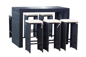 Đồ Nội Thất Ngoài Trời, Ngoài Trời, Đồ Nội Thất Sân Vườn, Bộ Bàn Ăn Bộ Bàn Ăn Hiện Đại Bình Thường Với Hộp Carton 5 Tầng Hoặc Bao Bì Thư - Product Image 4