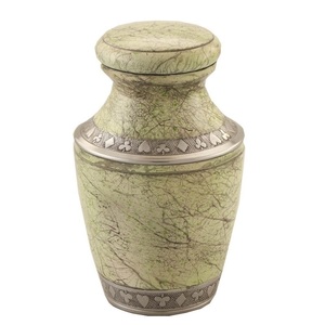 Urne en métal gris granit pour cendres, urne de crémation pour adulte de Style américain/européen - Product Image 4