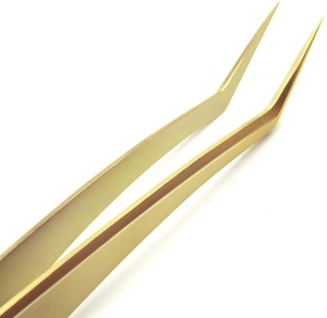 Pinzas para Pestañas con Punta de Fibra y Logotipo Personalizado, Pinzas de Agarre Nano de 45, 75 y 90 Grados, Pinzas para Extensión de Pestañas de Marca Privada - Product Image 4