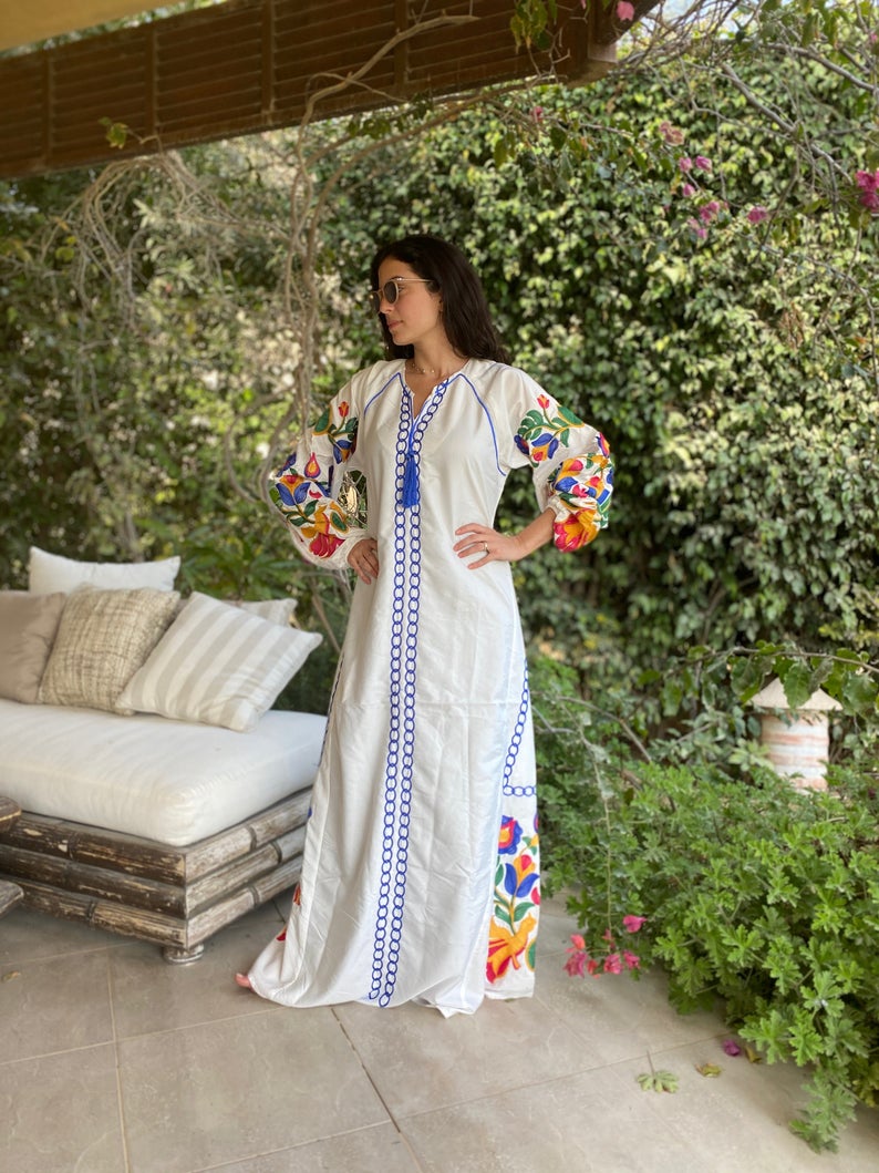Shop Our Collection of Arabic Linen Dress & Ukrainian Embroidery Dress