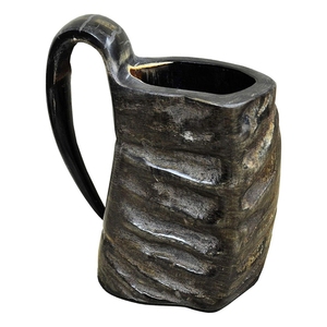 Tasse à corne à boire haut de gamme faite à la main véritable meilleure qualité nouvelle bonne qualité naturelle sculptée à la main Viking meilleure vente tasse à bière - Product Image 1