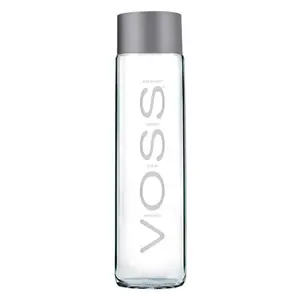 खाली 375ml 800ml VOSS Artesian स्पार्कलिंग पानी की बोतल 250ml 500ml कांच की बोतलें