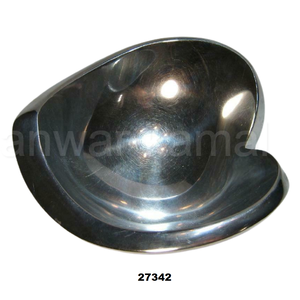 Cuenco de frutas/nueces de metal en forma de corazón negro con acabado pulido espejo para regalos de negocios - Product Image 1