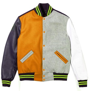 Chaqueta personalizada de béisbol para hombre, satinada, lisa, Letterman, Varsity - Product Image 6