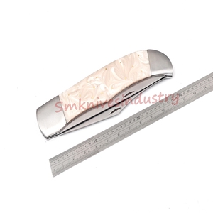 Xyj couteau pliant géant à double lame, couteau pliable géant fait à la main de 12 pouces de longueur fermé (smk1603) - Product Image 6