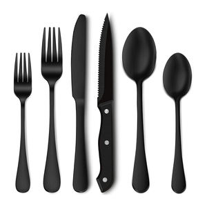 Cuchara de aluminio para servir con diseño de concha con juego de 6 pulidos dorados con caja de regalo Cubiertos modernos Proveedores India - Product Image 4