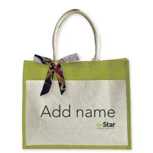 Venta al por mayor 100% personalizado y pequeño yute colorido bolsas de compras de arpillera Favor bolsas de compras - Product Image 2