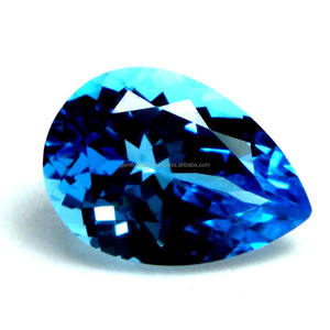 ธรรมชาติสวิสเหลี่ยมเพชรสีฟ้าพลอยหลวมพลอยรอบเบาะลูกแพร์ตัดเครื่องประดับปรับแต่งผสมรูปร่างสวิสสีฟ้า topaz - Product Image 3