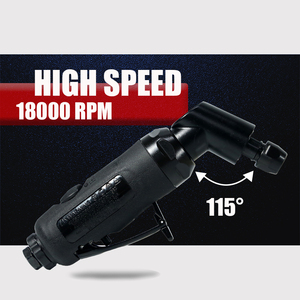 Amoladora Angular Neumática Lematec de 1/4 Pulgadas con Velocidad Variable de 18000 RPM, Herramienta Industrial para Pulir - Product Image 2