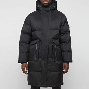 Chaqueta Acolchada Ligera, Impermeable y Transpirable para Hombre, Invierno, Cuello Alto Personalizado, Relleno de Algodón para Exteriores - Product Image 1