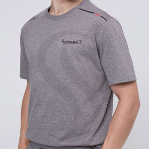 เสื้อยืดคอกลมแขนสั้นคุณภาพสูง 100% ผ้าฝ้ายสำหรับผู้ชาย พร้อมโลโก้สั่งทำ เป็นมิตรกับสิ่งแวดล้อม และแห้งเร็ว - Product Image 2