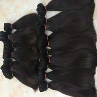 Échantillons gratuits, paquets de cheveux vierges, prix d'usine, vrais cheveux naturels, lisses, bruts, en vrac, cheveux humains crus