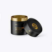 Boîtes rigides en carton kraft noir pour emballage cosmétique, recyclables, format personnalisé, impression offset or, vente en gros