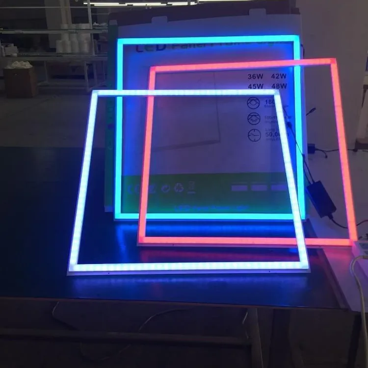 RGB China Factory Suspended Ceiling 24W 60X60 Frame Style LED Panel Light For Home