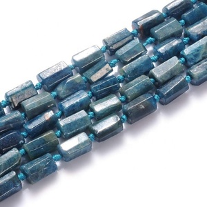 <b>Natural</b> <b>Tube</b> Cylinder Apatite Stones <b>Tube</b> Beads - Product Image 2