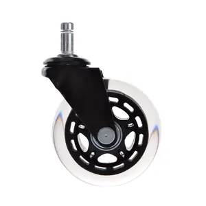 3 Inch Office Chair Metal Caster Polyurethane Wheel Replacement Castor