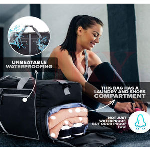 Bolsa de Gimnasio Personalizada de Buena Calidad, Bolsa de Viaje de Poliéster de Lujo para Deportes - Product Image 4