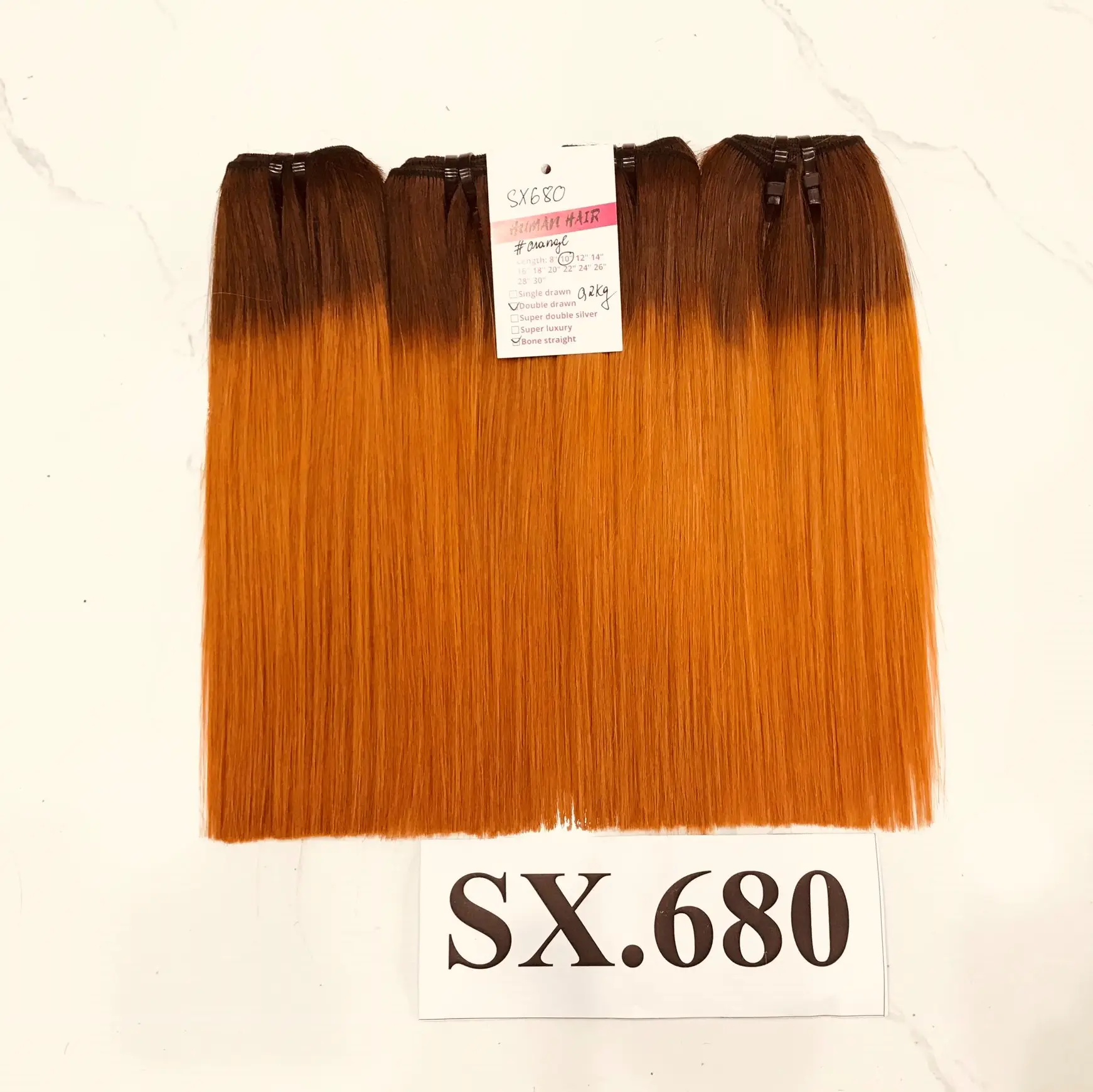 From Unihair With Love! Real Human Hair Ombre Bone Straight Hair Extension 100% Natural Wholesale Vietnam Vendor