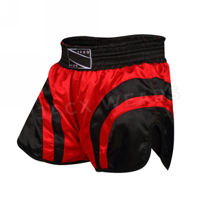 Pantalones cortos de boxeo muay thai, shorts de lucha elásticos personalizados, 100 poliéster, venta al por mayor - Product Image 3