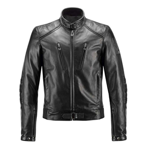 Vestes en cuir d'hiver pour hommes en gros, style urbain, veste de moto, écologiques, vintage, personnalisables avec votre propre logo de marque pour hommes - Product Image 3