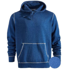 เสื้อสเวตเตอร์มีฮู้ดผ้าฟลีซเย็บตะเข็บสำหรับผู้ชายเสื้อฮู้ดสีทึบระบายอากาศออกแบบได้ตามต้องการ - Product Image 5