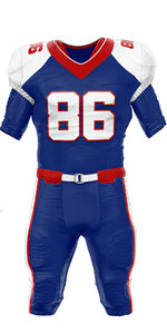 Venta al por mayor Durable Cómodo Jóvenes Aparejos Sarga Uniformes de Fútbol Americano Bordado Transpirable Jerseys Impreso Fútbol - Product Image 4