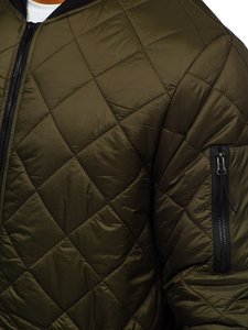 Men's High Street Style Casual Winter Bomber <b>Jacket</b> Custom Color Best Quality <b>Padded</b> Stand Collar for Outdoor Use - Product Image 5
