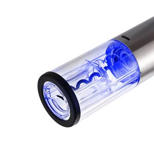 Juego de abridor de vino eléctrico de acero inoxidable, <span class=keywords><strong>sacacorchos</strong></span> automático, juego de regalo con cortador de papel de aluminio, tapón de vino al vacío - Product Image 3
