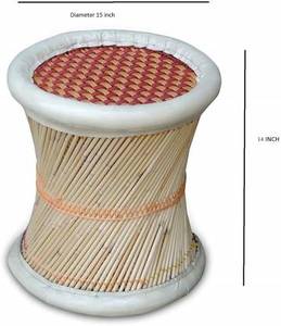 Taburete escalonado de bambú para exteriores, muebles sencillos de ratán para jardín, fiesta, silla de ratán - Product Image 6