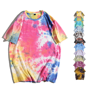 Camiseta 100% de algodón para hombre y mujer, ropa básica lisa con estampado de logotipo personalizado en blanco, cuello redondo, de verano, lista para enviar - Product Image 2