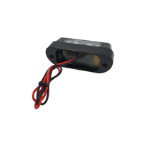 Luz de Matrícula Emark, Sistema de Iluminación para Motocicleta de Aluminio, DC12V 0.3W, Montaje con Tornillo