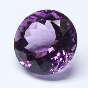 พลอยอเมทิสต์สีม่วงทรงกลมธรรมชาติ เจียระไนแบบเหลี่ยม  ยี่ห้อ GEMFORTE INC  ขนาดมาตรฐาน ขายส่ง พลอยประจำเดือนเกิดธรรมชาติ - Product Image 3