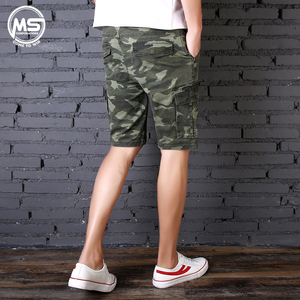 New Arrival Men's Cotton Cargo <b>Shorts</b> Solid Pattern Anti-Pilling Gym <b>Shorts</b> with Softness <b>Camouflage</b> Design - Product Image 5