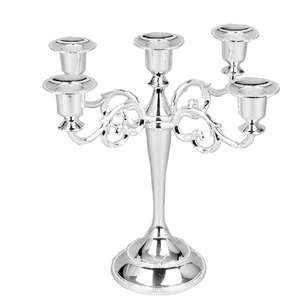 Good quality best design 5 arms/3 arms <b>Crystal</b> Candle <b>Stand</b> Wedding And Events Decoration For Weddings - Product Image 5