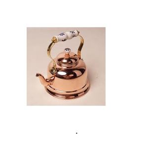 High Quality Solid Copper Tea Pot/Coffee Pot for Wholesale Hammered Round Copper Tea Pot for Selling - Product Image 4