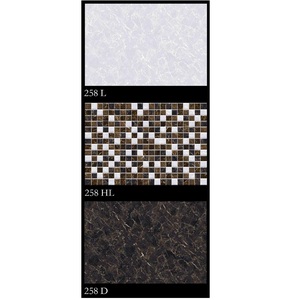Azulejos de cerámica esmaltada digital de color marrón oscuro 30x45cm - Product Image 1
