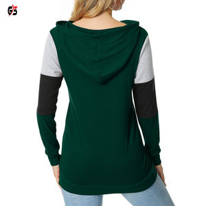Sweats à capuche pour femmes dernier 2025 Style de mode 100% coton polaire pull Logo personnalisé impression manches longues en gros pas cher - Product Image 6