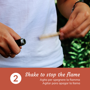 ธูปธรรมชาติหั่นบางๆจากเปรูง่ายต่อแสง-5แท่งต่อแพ็ค-ไม้พาโลซานโต Cerimonial - Product Image 4