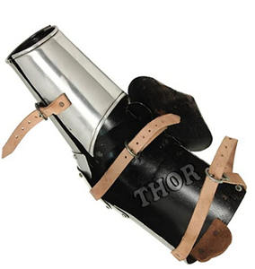 Custom Medieval Vintage Crusader Spartan Armor Steel Set Knight Costume Arm Guards for Halloween Custom Craft Logo Application - Product Image 3